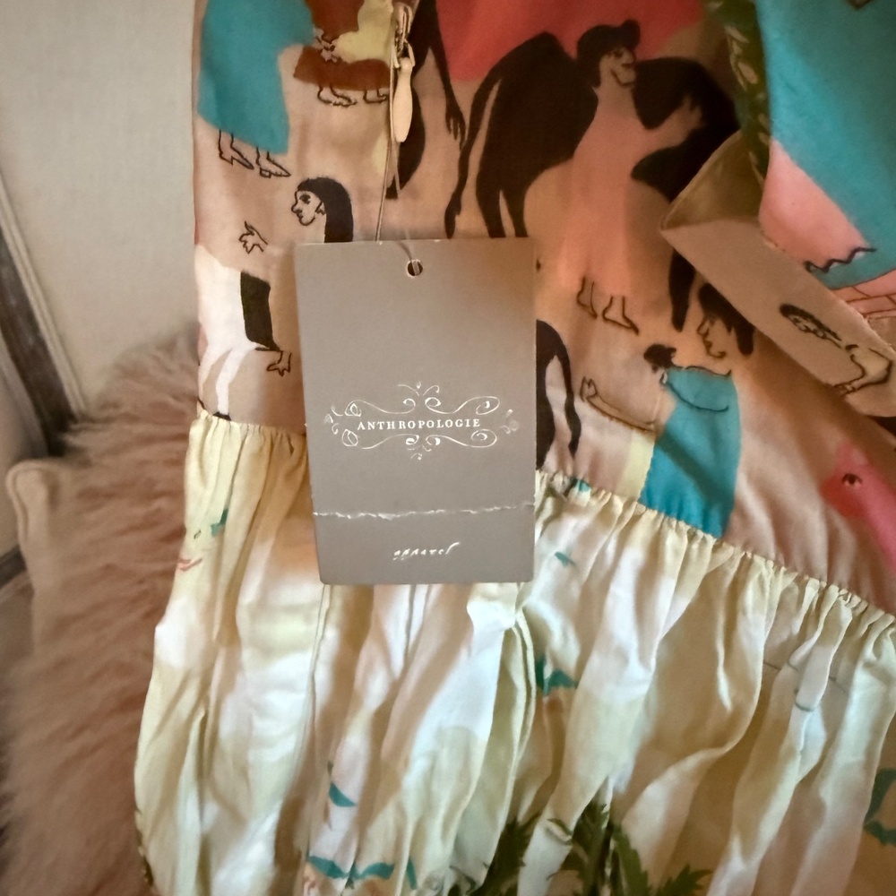NWT Vintage Anthropologie Bazaar 100% Cotton Dress Plenty by Tracy Reese 2 XS - Picture 3 of 13